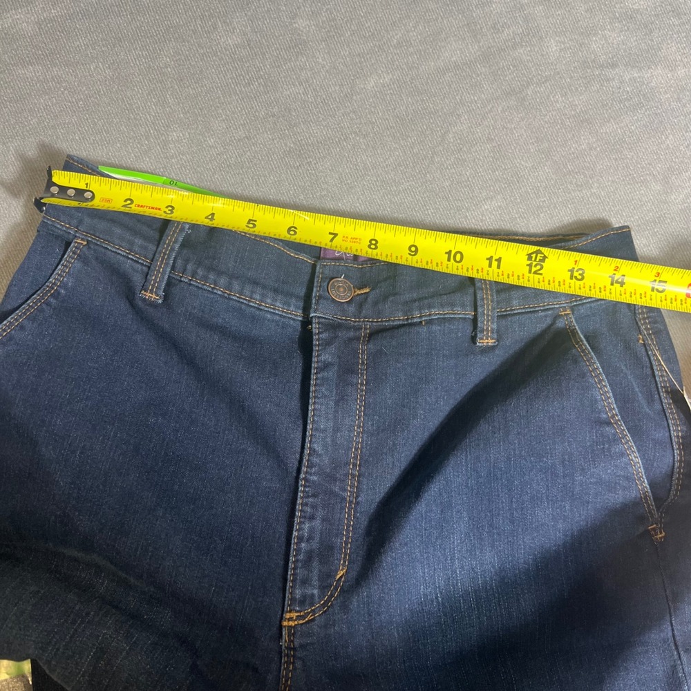 Gloria Vanderbilt Womens Hi Rise Trouser Flare Jeans Indigo Blue Size 10 NWT - Picture 6 of 10